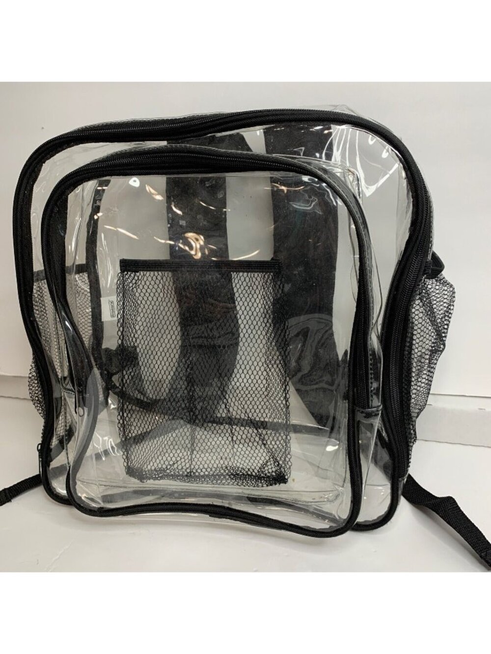 Promarx Premium Clear BackPack PVC w/ Mesh Pockets - New